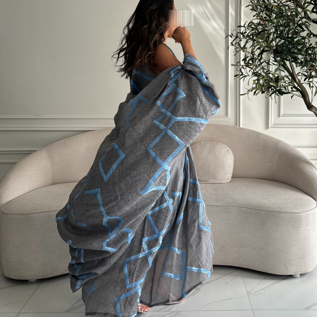 Detailed Coordinate Set Dress