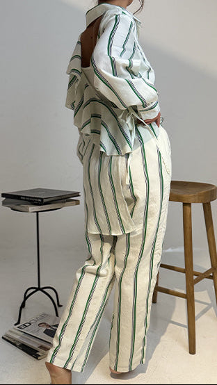 The Verde Stripe Set