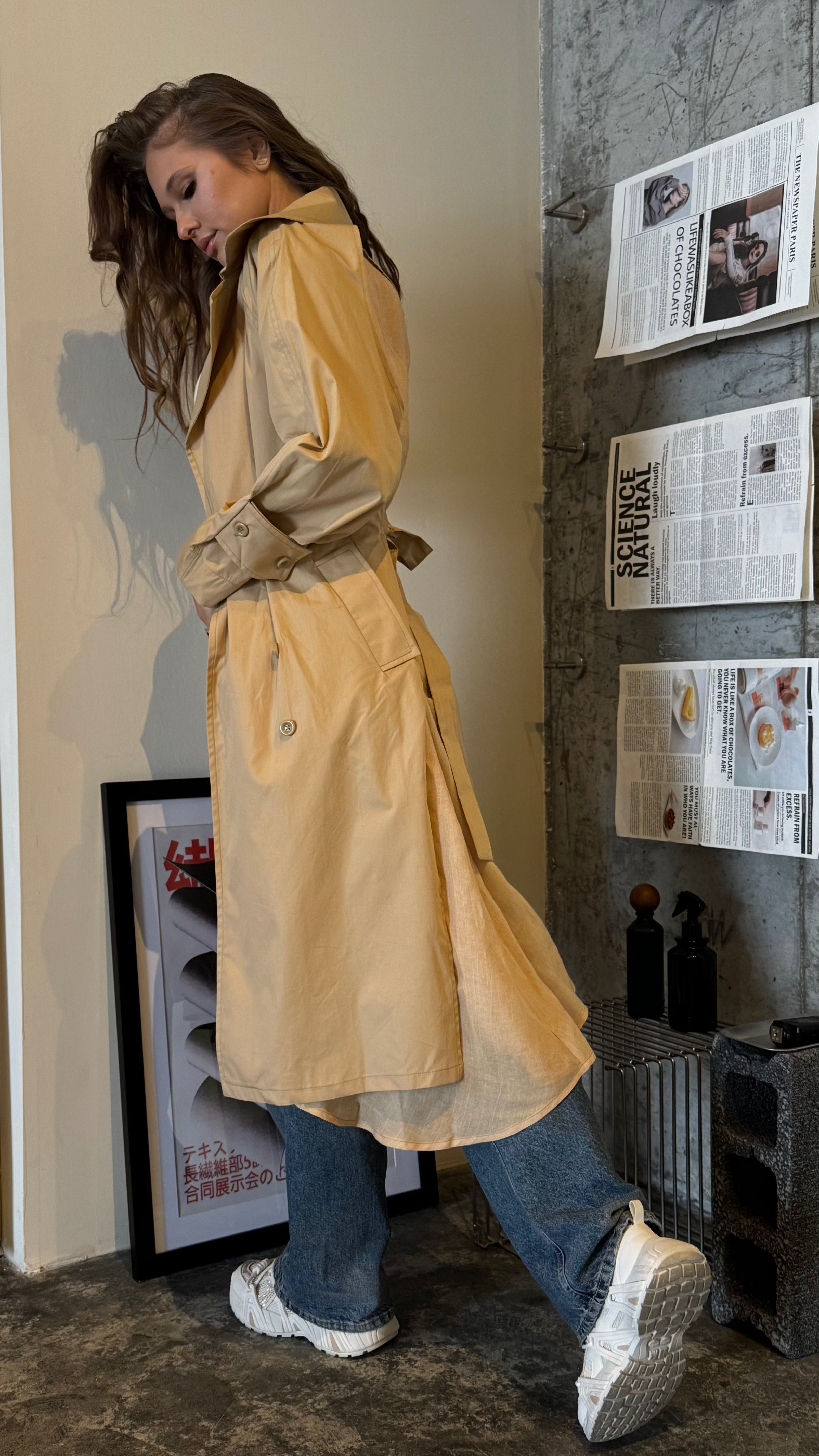 Detailed Stylish Trench Coat