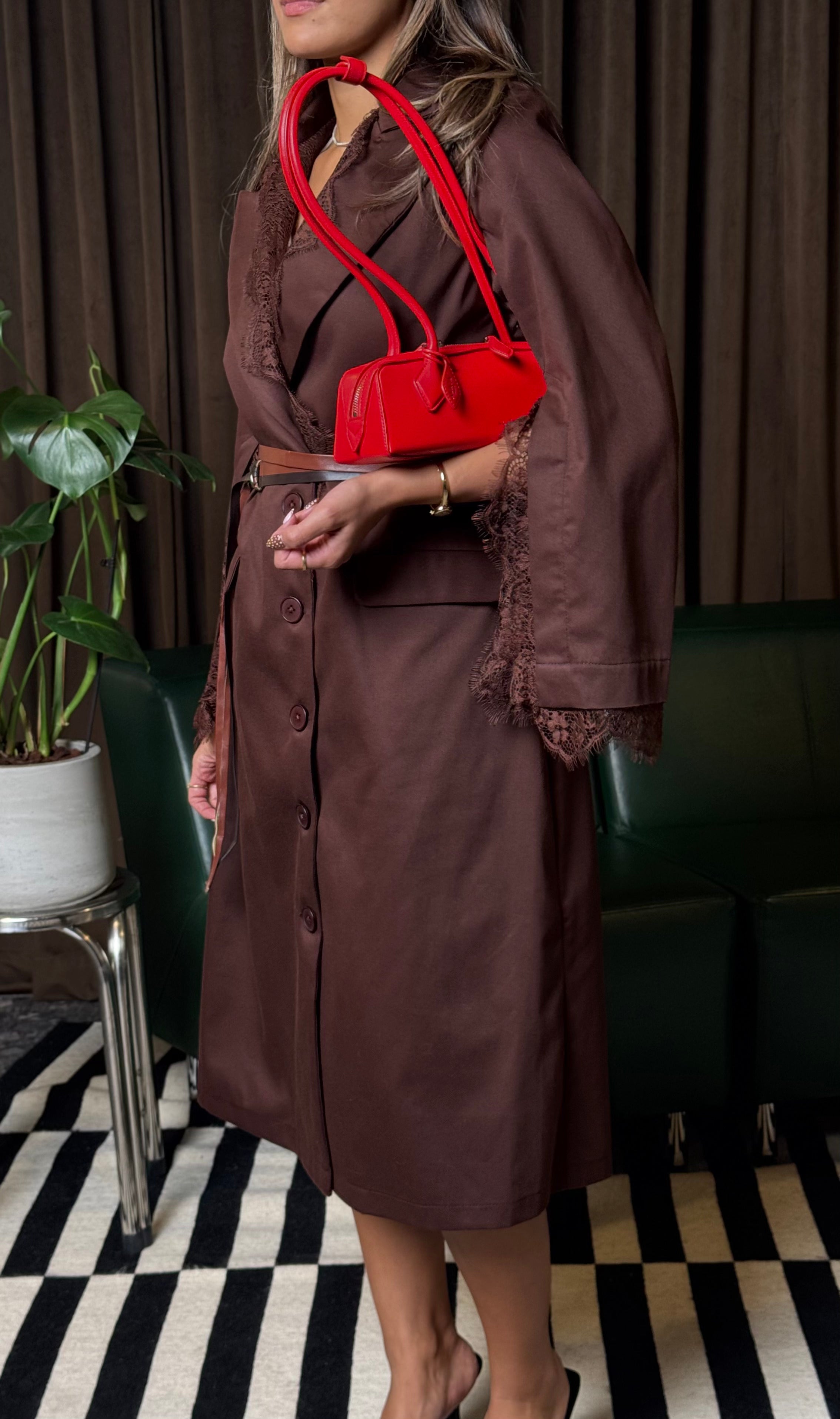 Lace Sovereign Wrap Coat