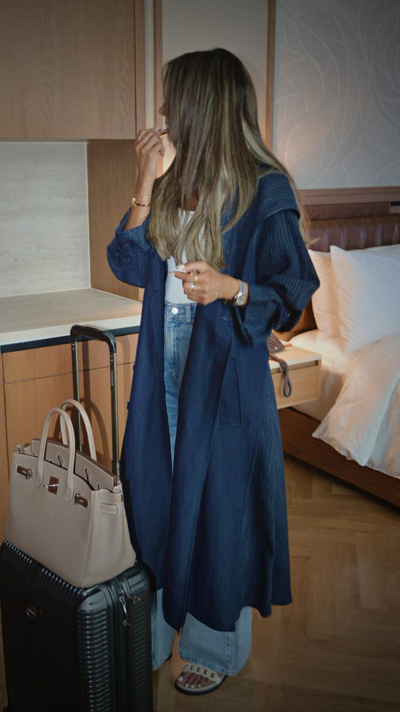 Midnight Hooded Trench