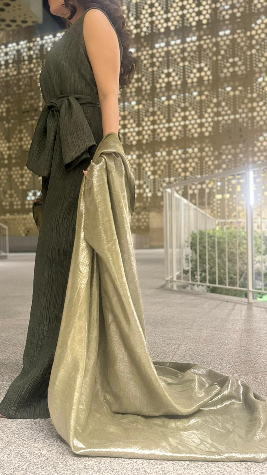 Verdant Drape Jumpsuit