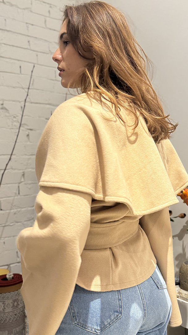 The Sand Drape Jacket