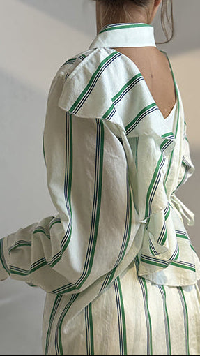 The Verde Stripe Set