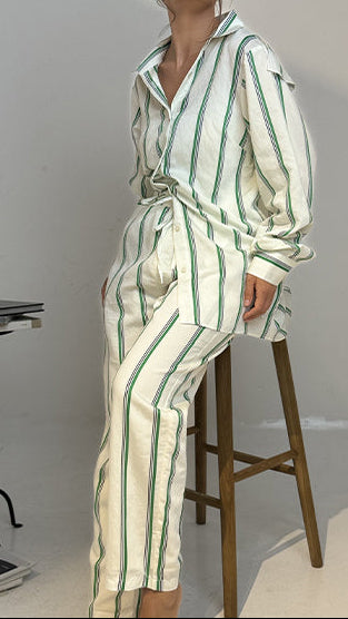 The Verde Stripe Set