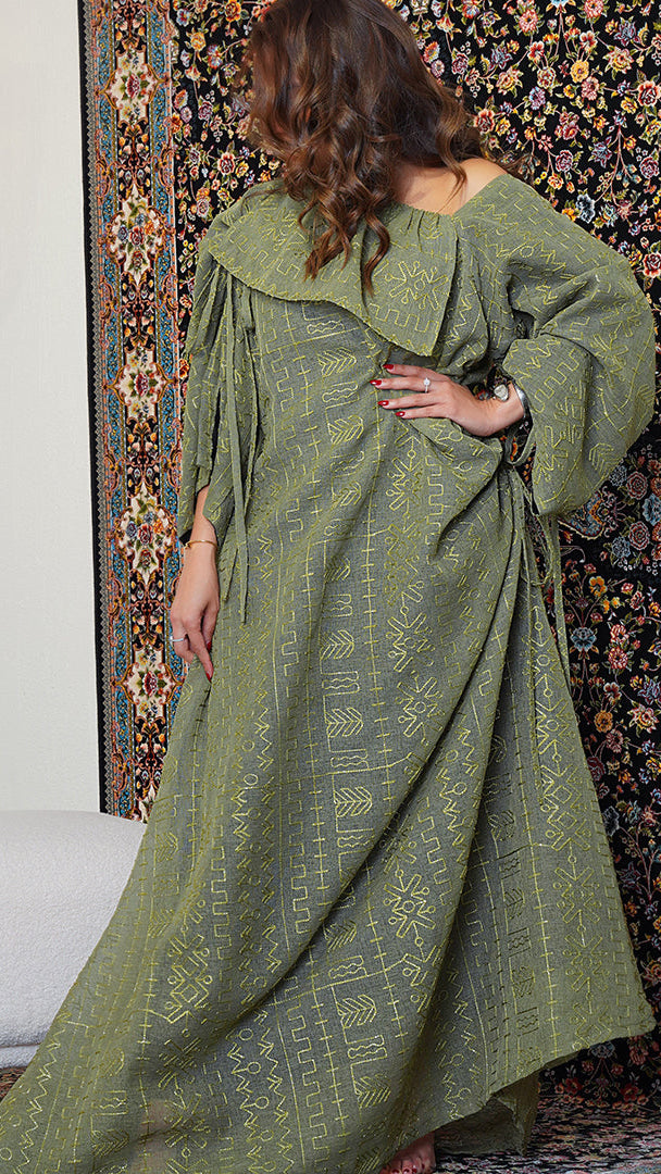 The Verde Script Kaftan