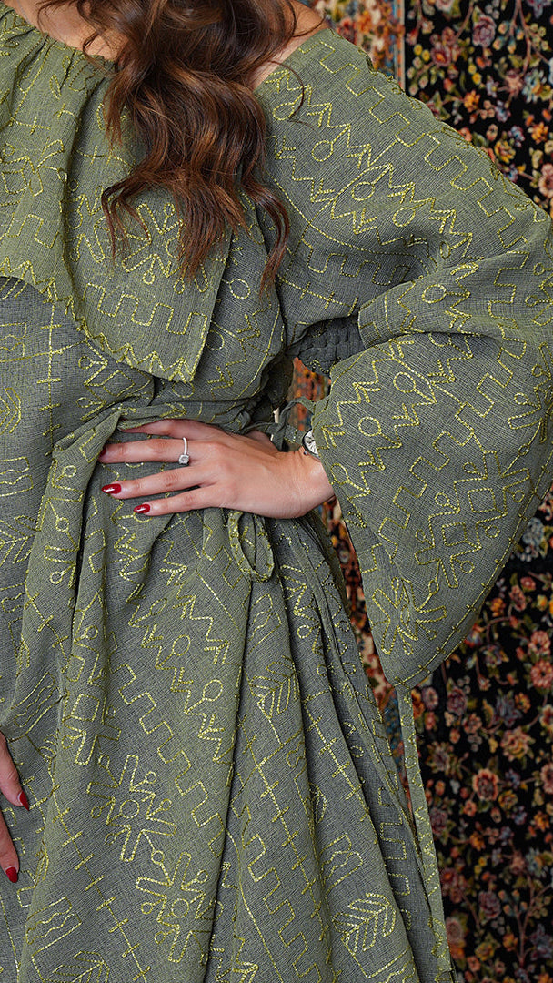 The Verde Script Kaftan
