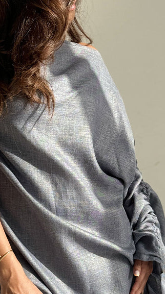 The Slate Draw Linen Dress