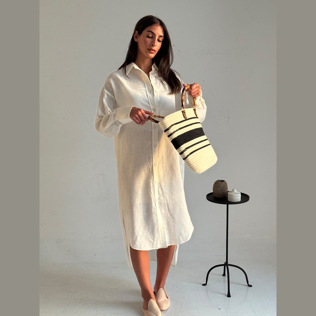 Long Shirt Dress Linen