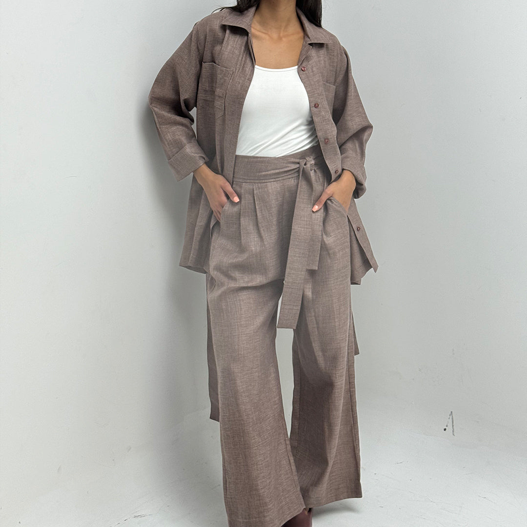 Long Sleeve With Square Pants Set