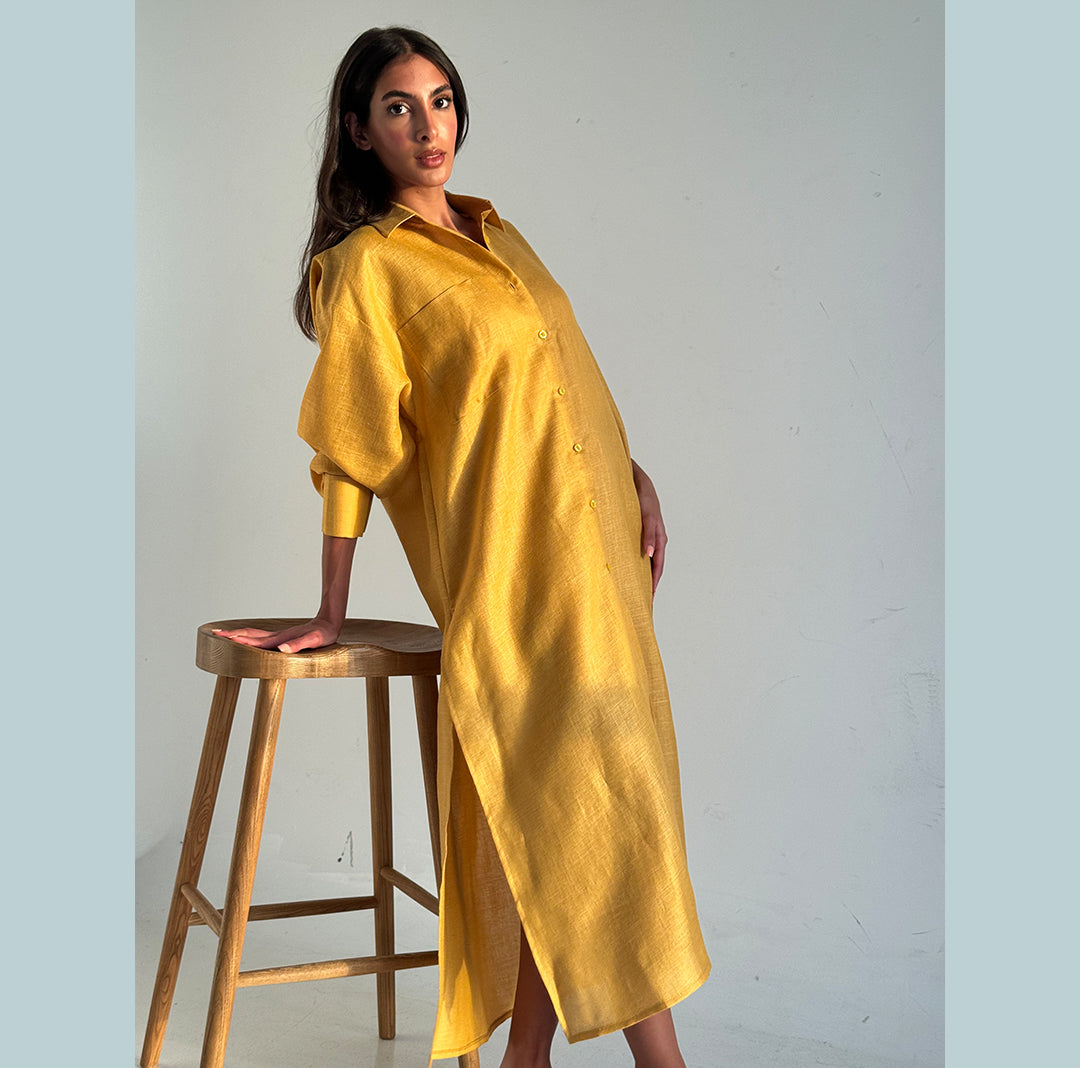 Long Shirt Dress Linen