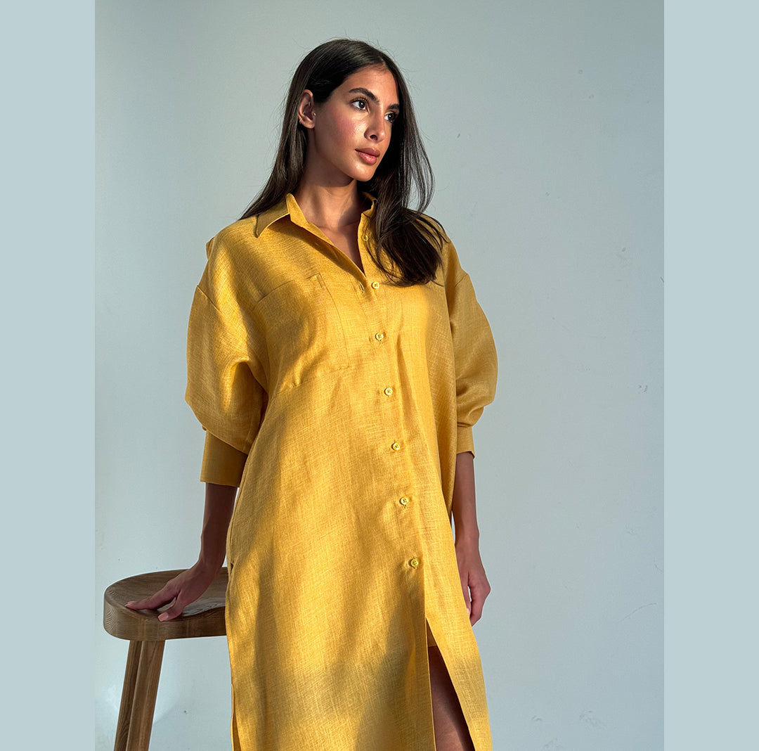 Long Shirt Dress Linen