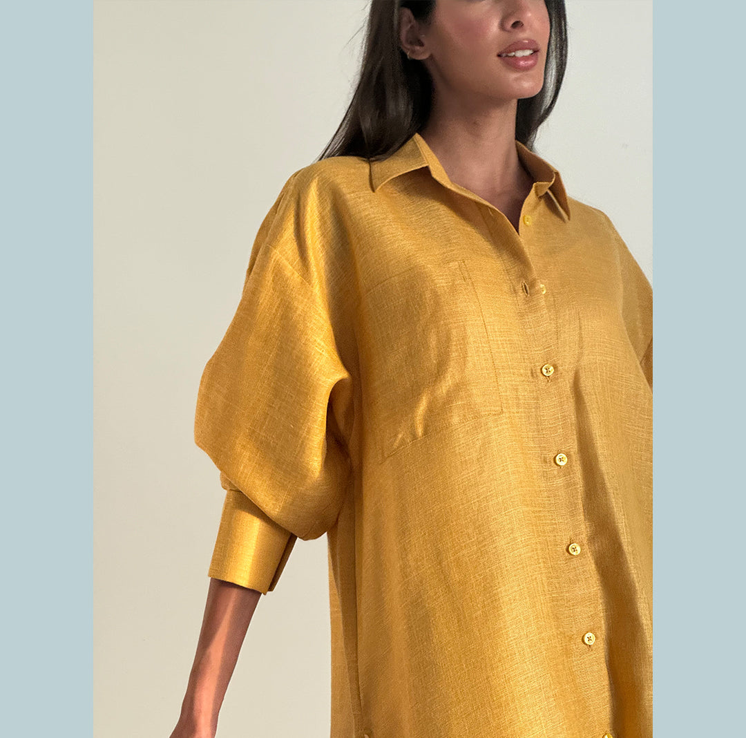 Long Shirt Dress Linen