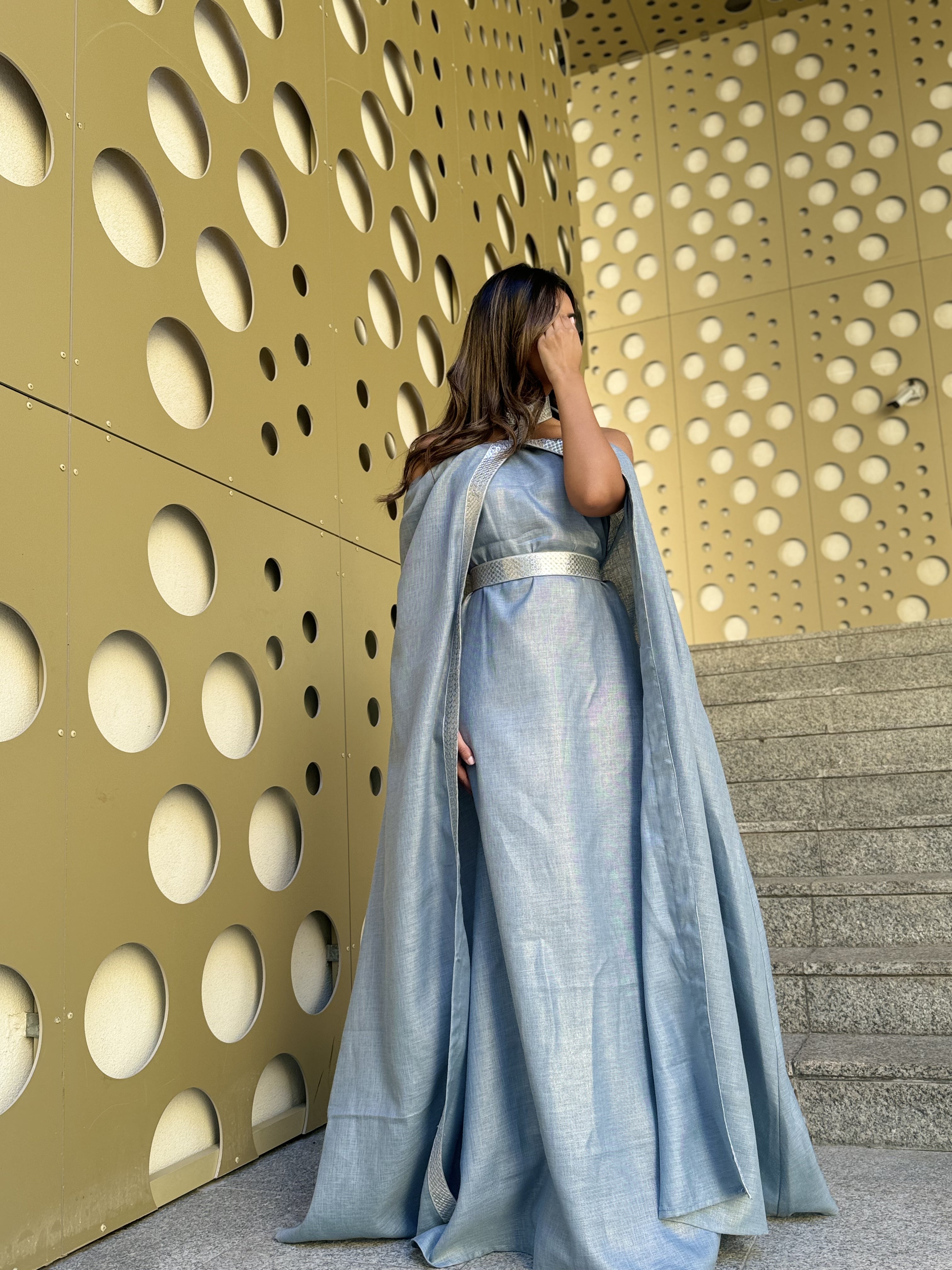 Daraa Detailed Cape Off shoulder