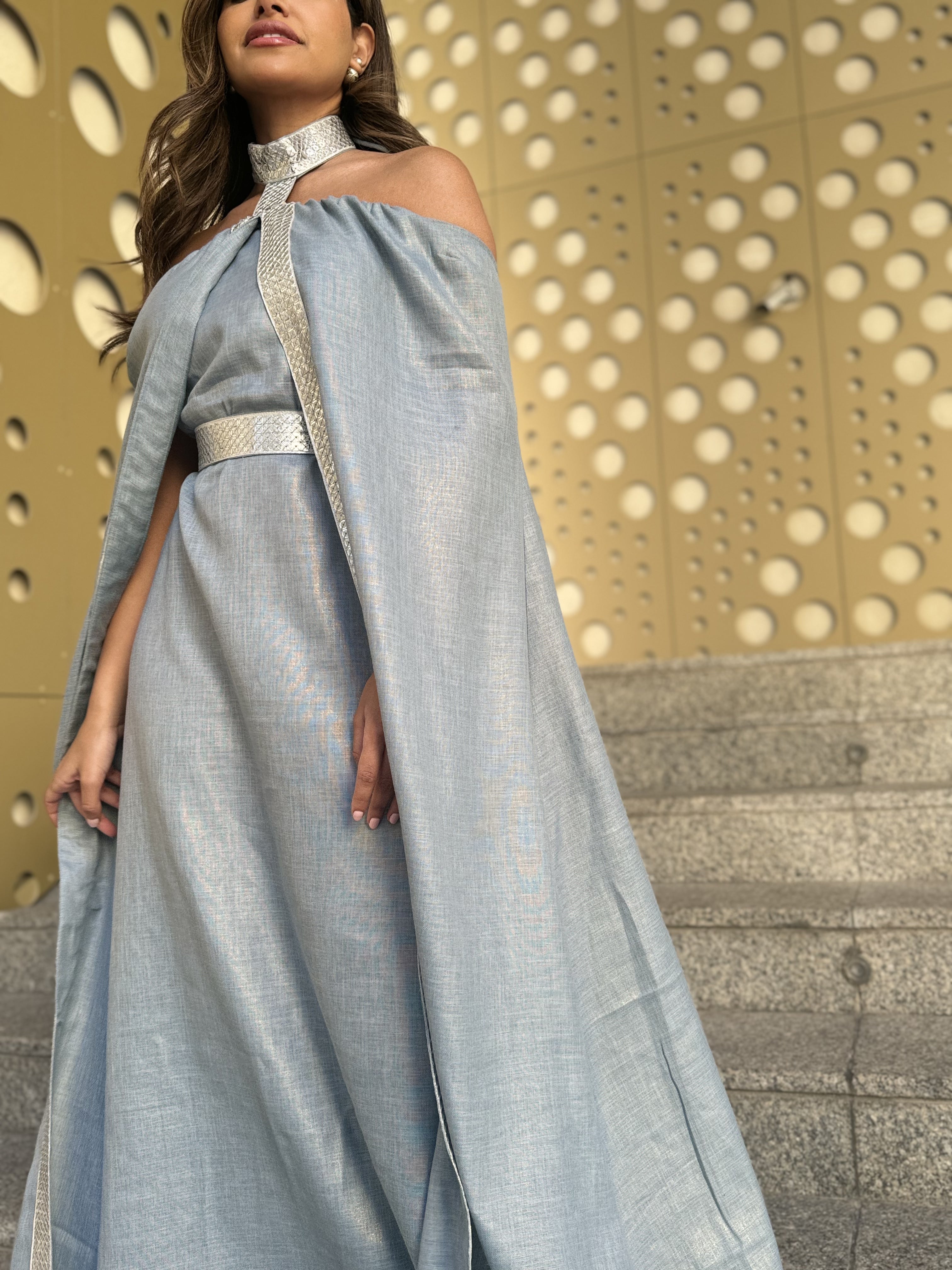 Daraa Detailed Cape Off shoulder