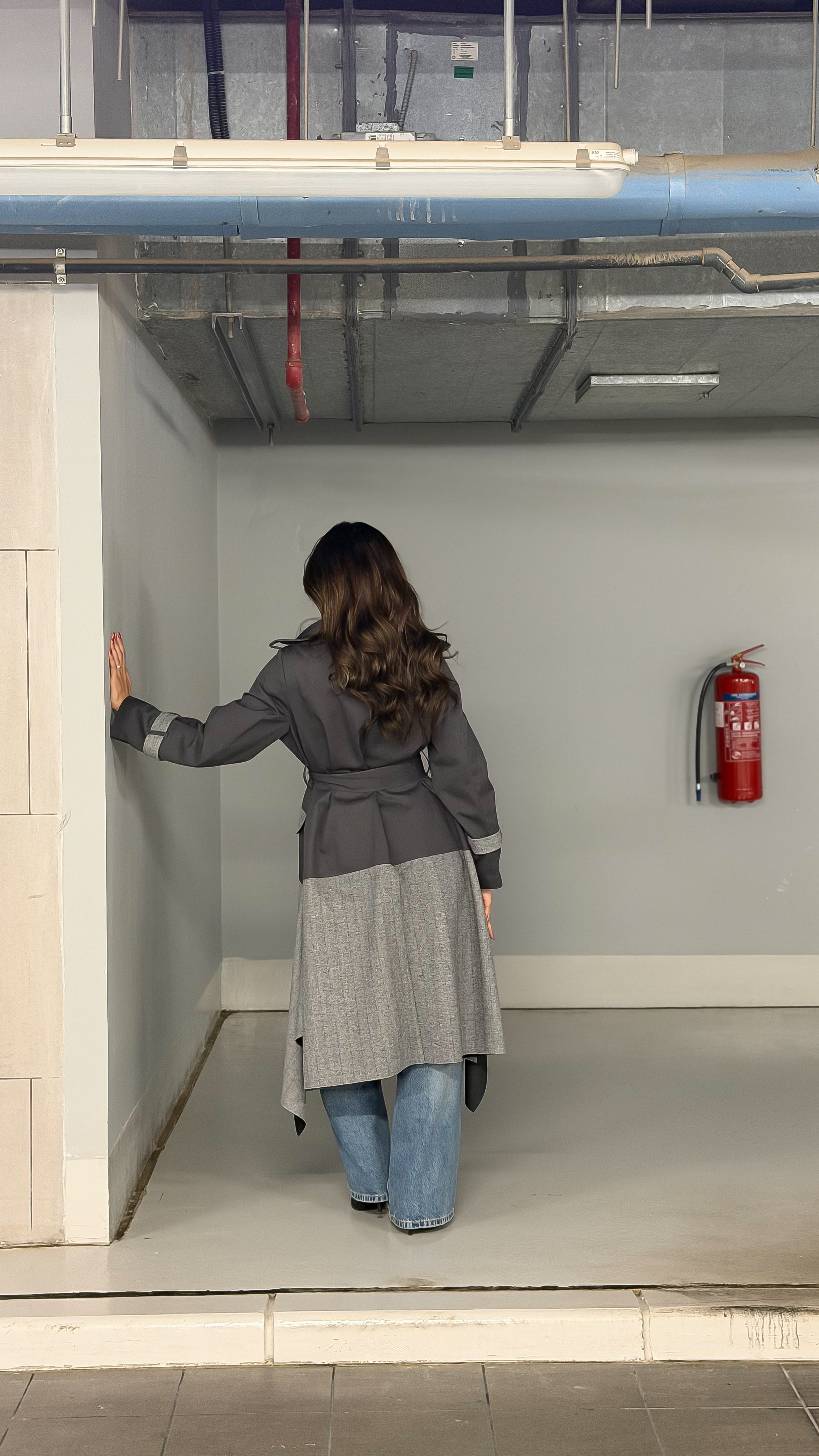 Stylish Asymmetrical Trench