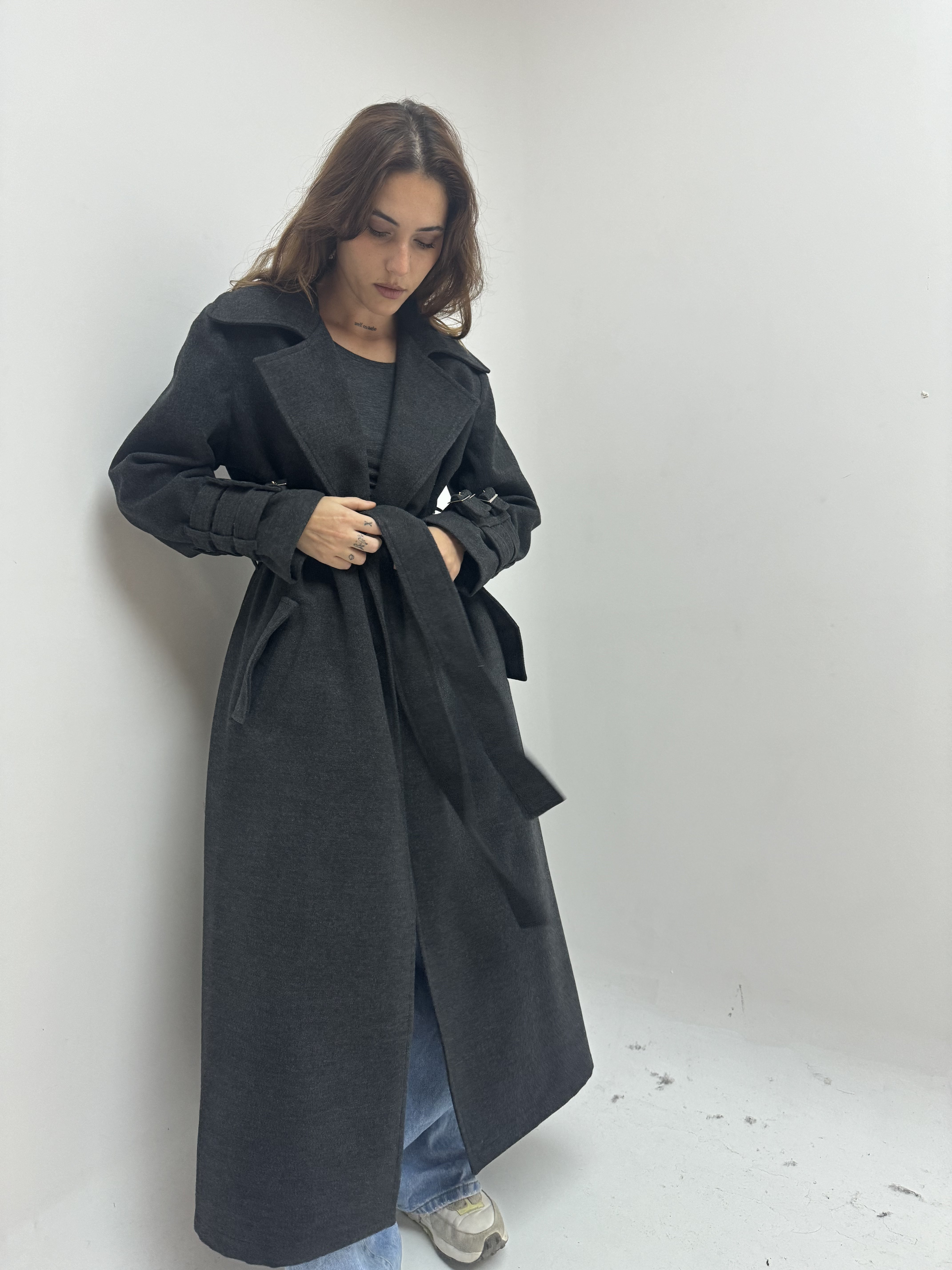 Detailed Stylish Long Coat