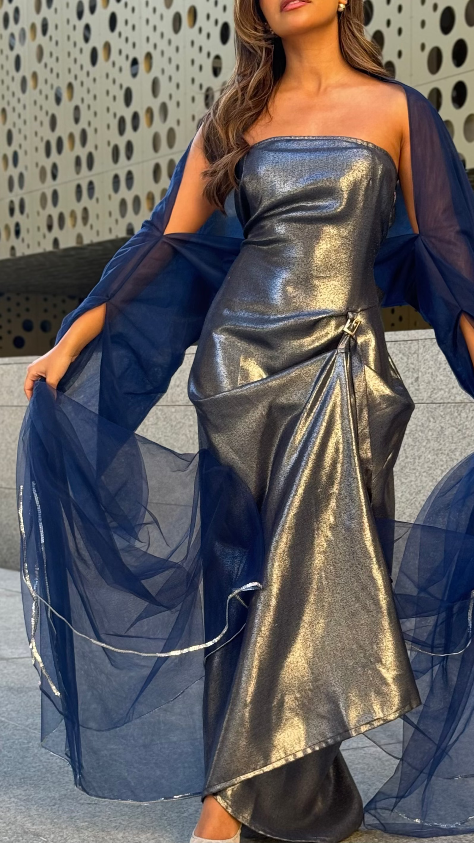 Seraphine Off-Shoulder Kaftan