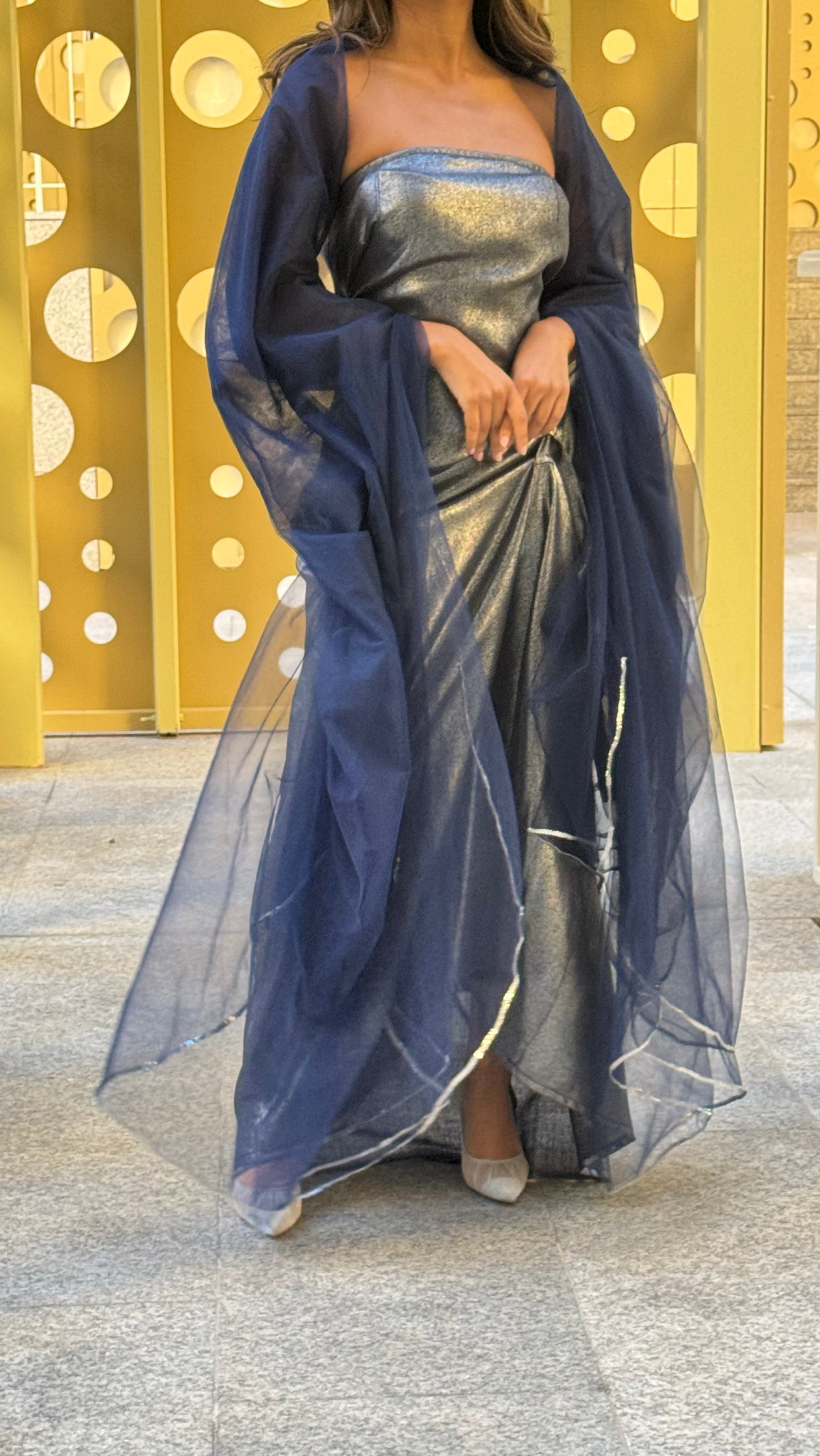 Seraphine Off-Shoulder Kaftan