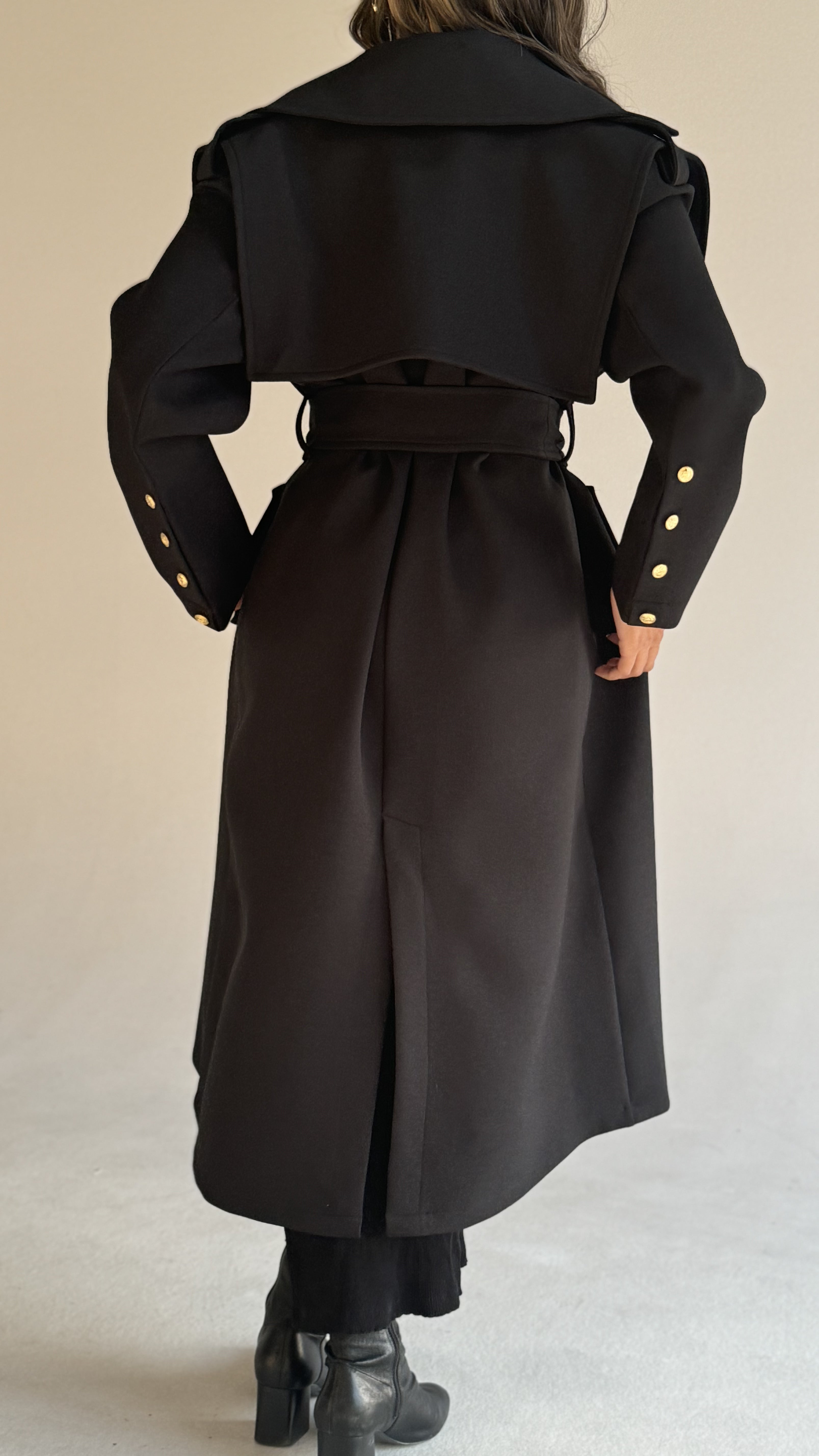 Detailed Trench Coat