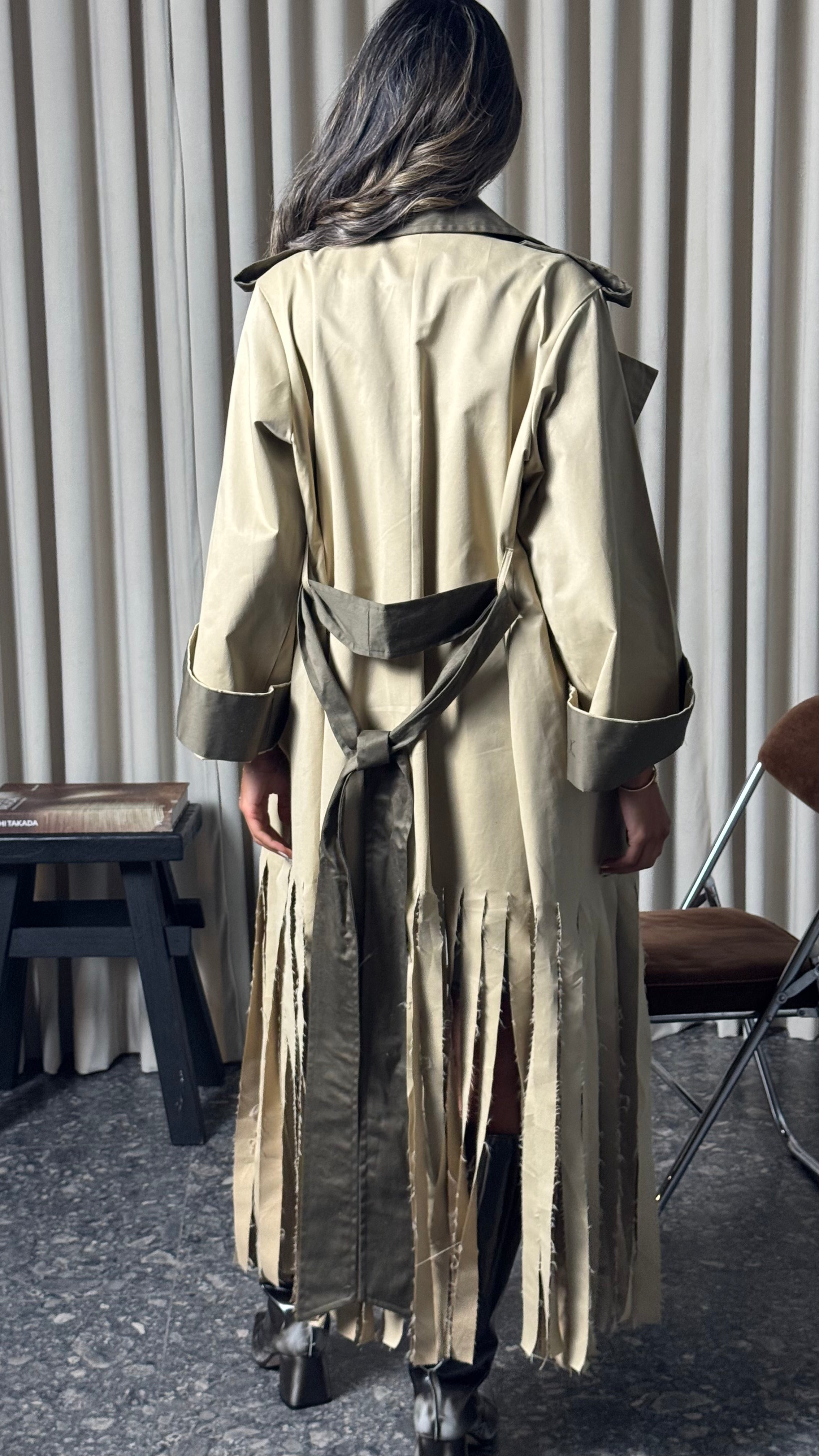 Faultline Tassel Coat