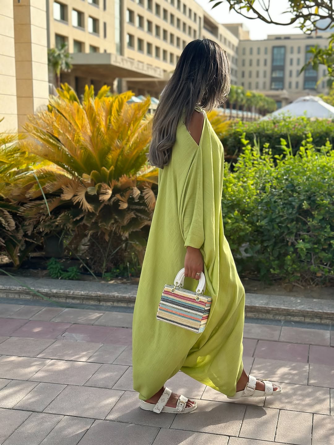 Lime Drift Cold Shoulder Jumpsuit