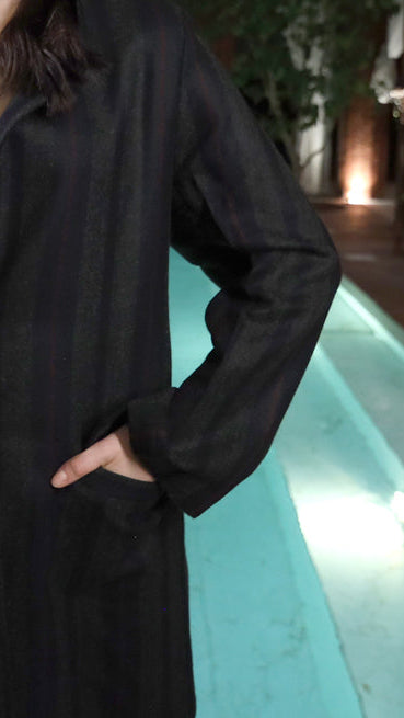 Noir Cropped Tailored Jacket
