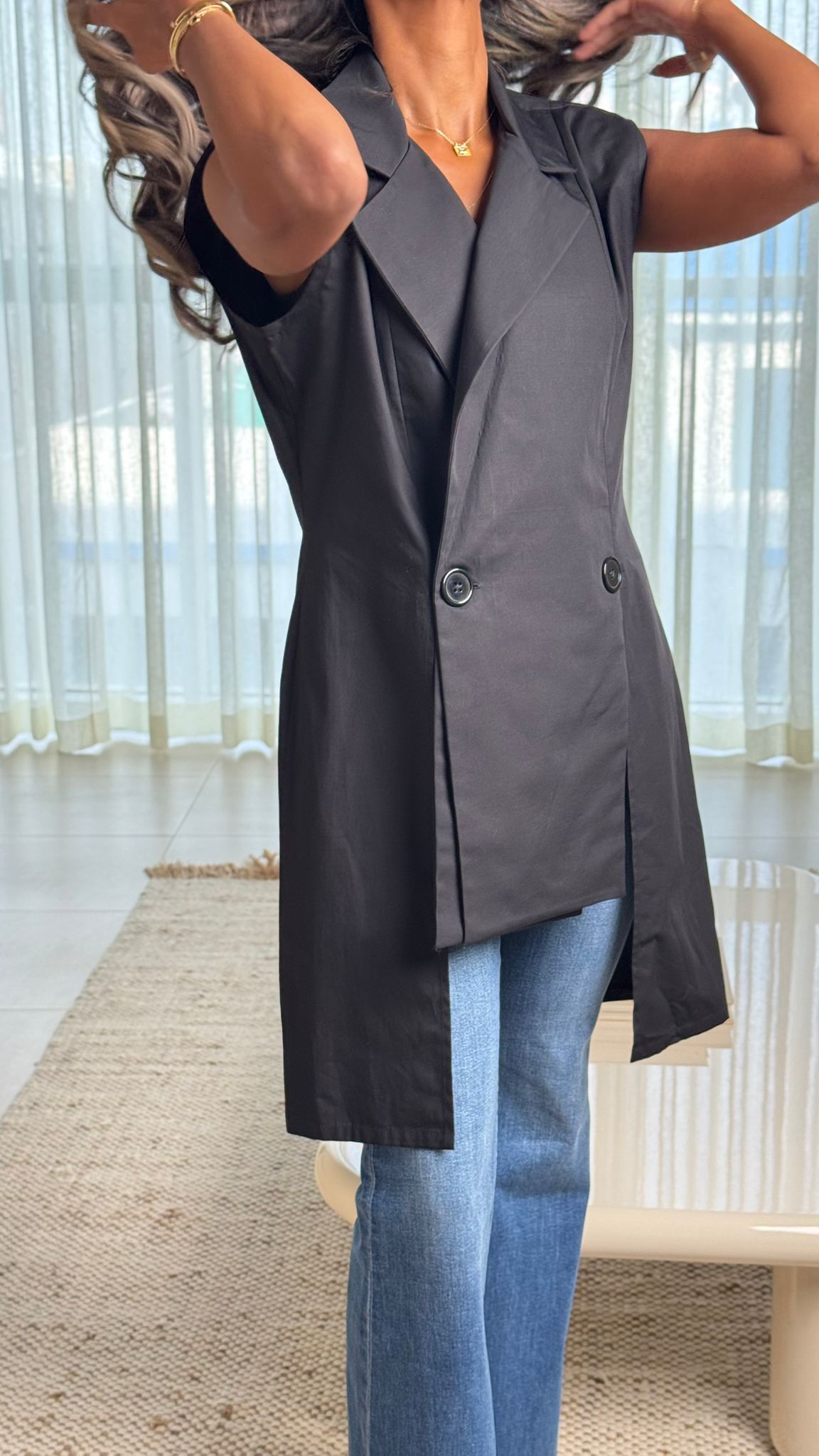Sleeve Less Blazer