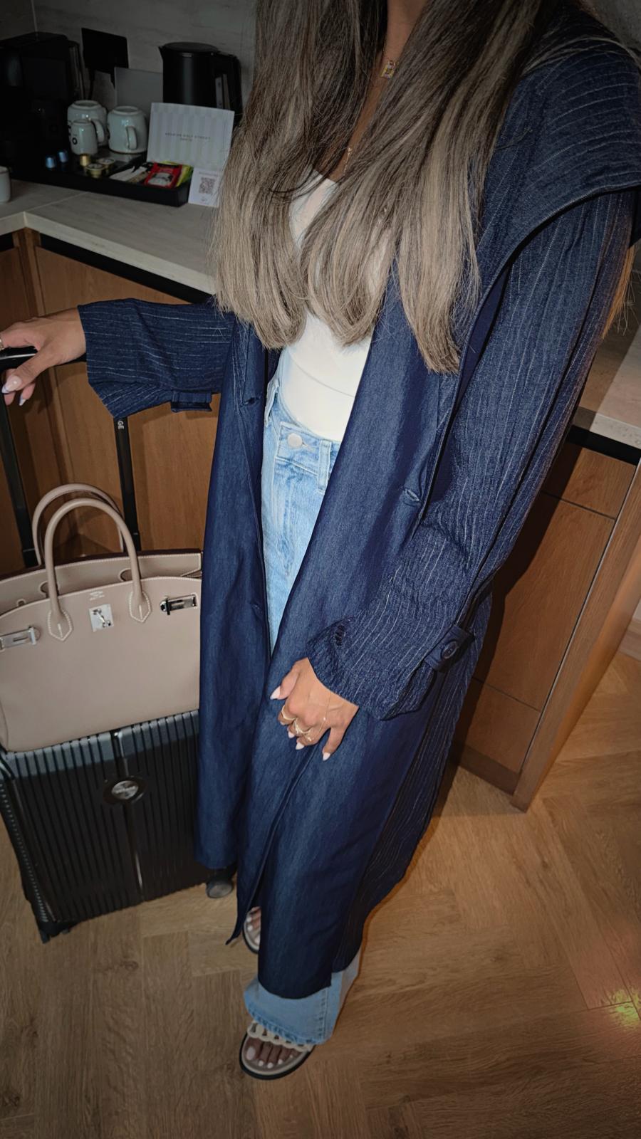 Midnight Hooded Trench