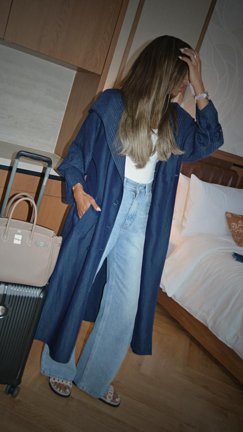 Midnight Hooded Trench